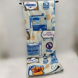 Gilmore‎ Girls Plush Throw Blanket Dragonfly Inn Stars Hollow Luke's